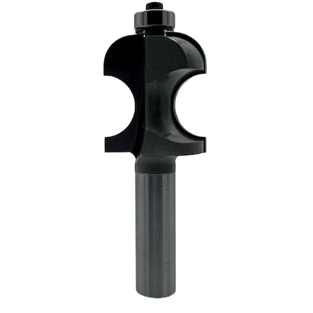 Qic Tools 3/8in R Bead and Cove Bit with Bearing 1/2in SH CBP15.114.12